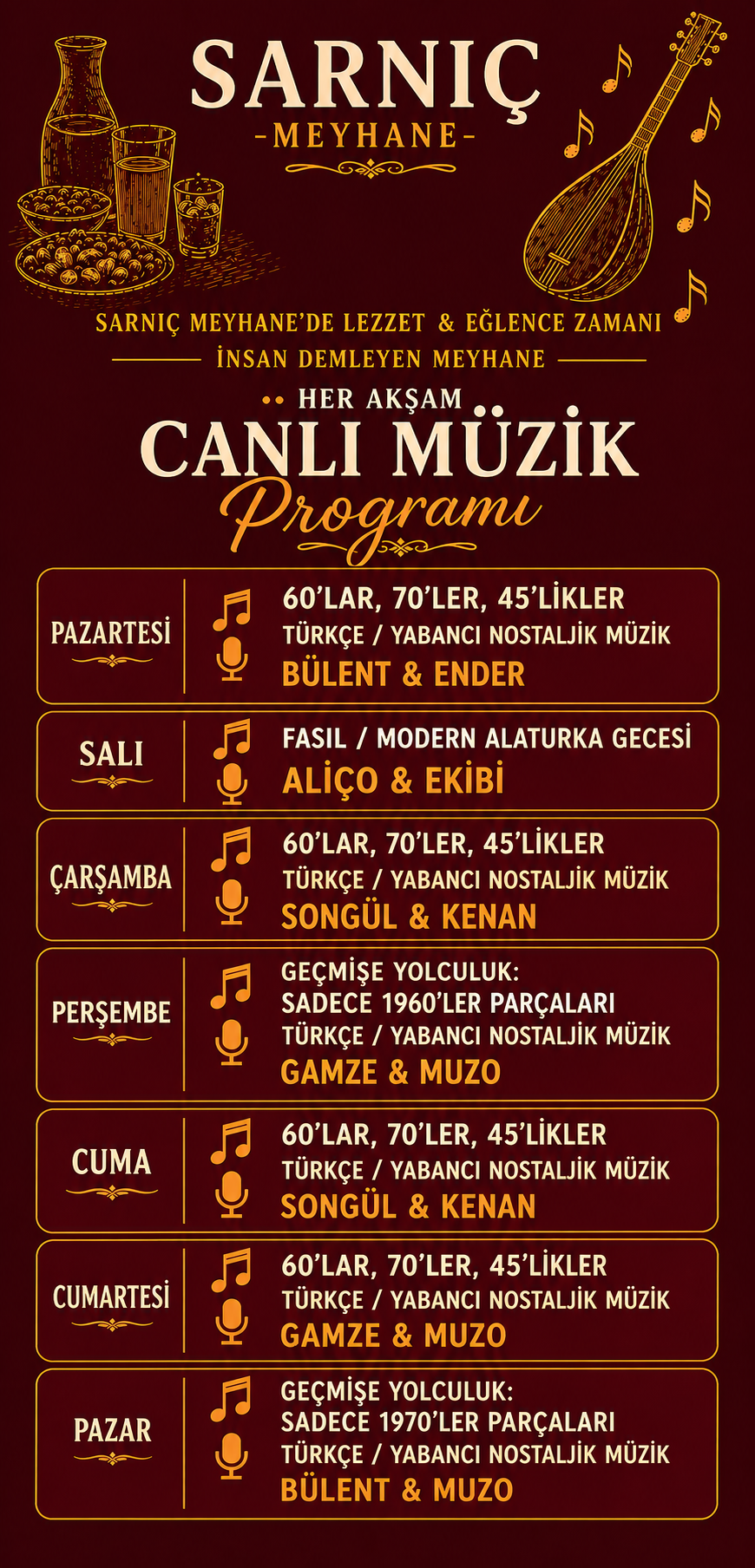 Sarnıç Meyhane / Kadıköy